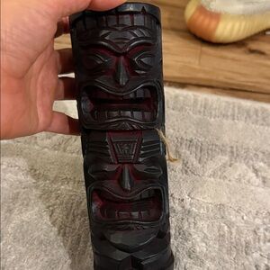 Carved Tiki Totem Decor